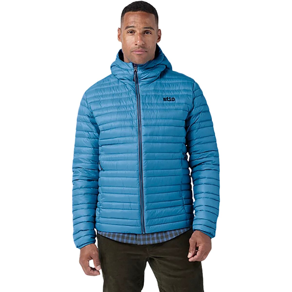 Image of STIO Pinion Down Hooded Jacket - Men's Brilliance, M