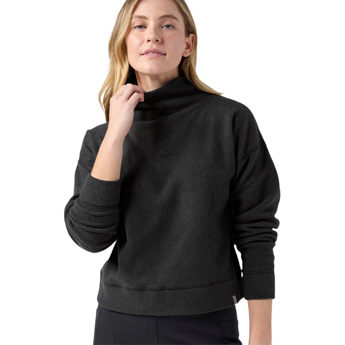 Image of STIO Turpin Fleece Mockneck Top - Women's Abyss, M