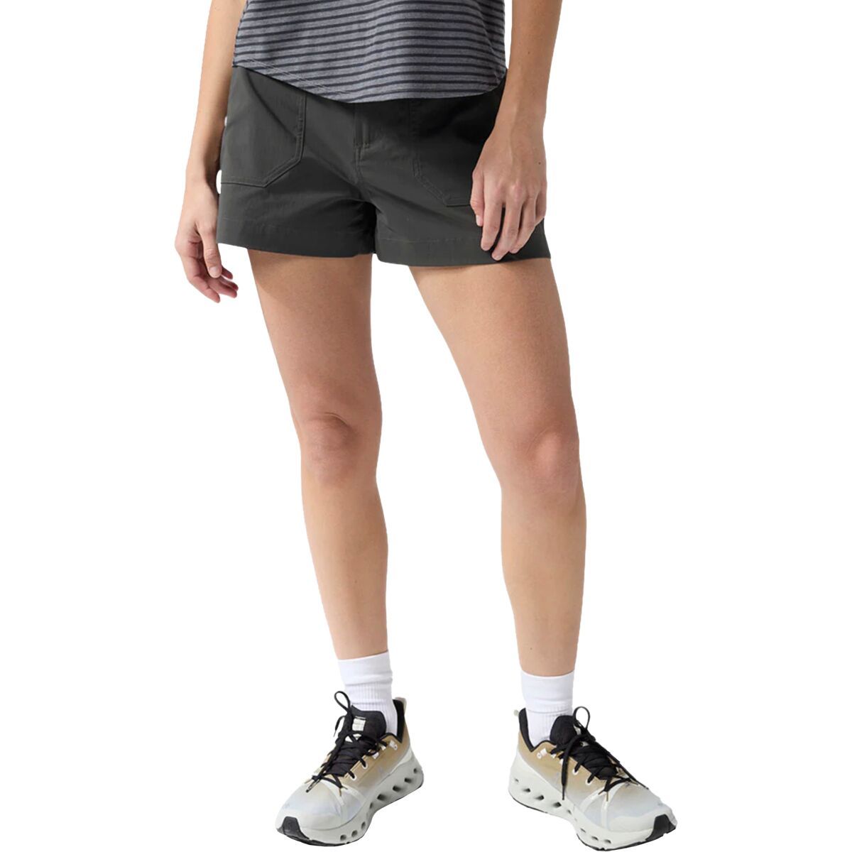 Image of STIO Coburn 3in Short - Women's Raven, 12