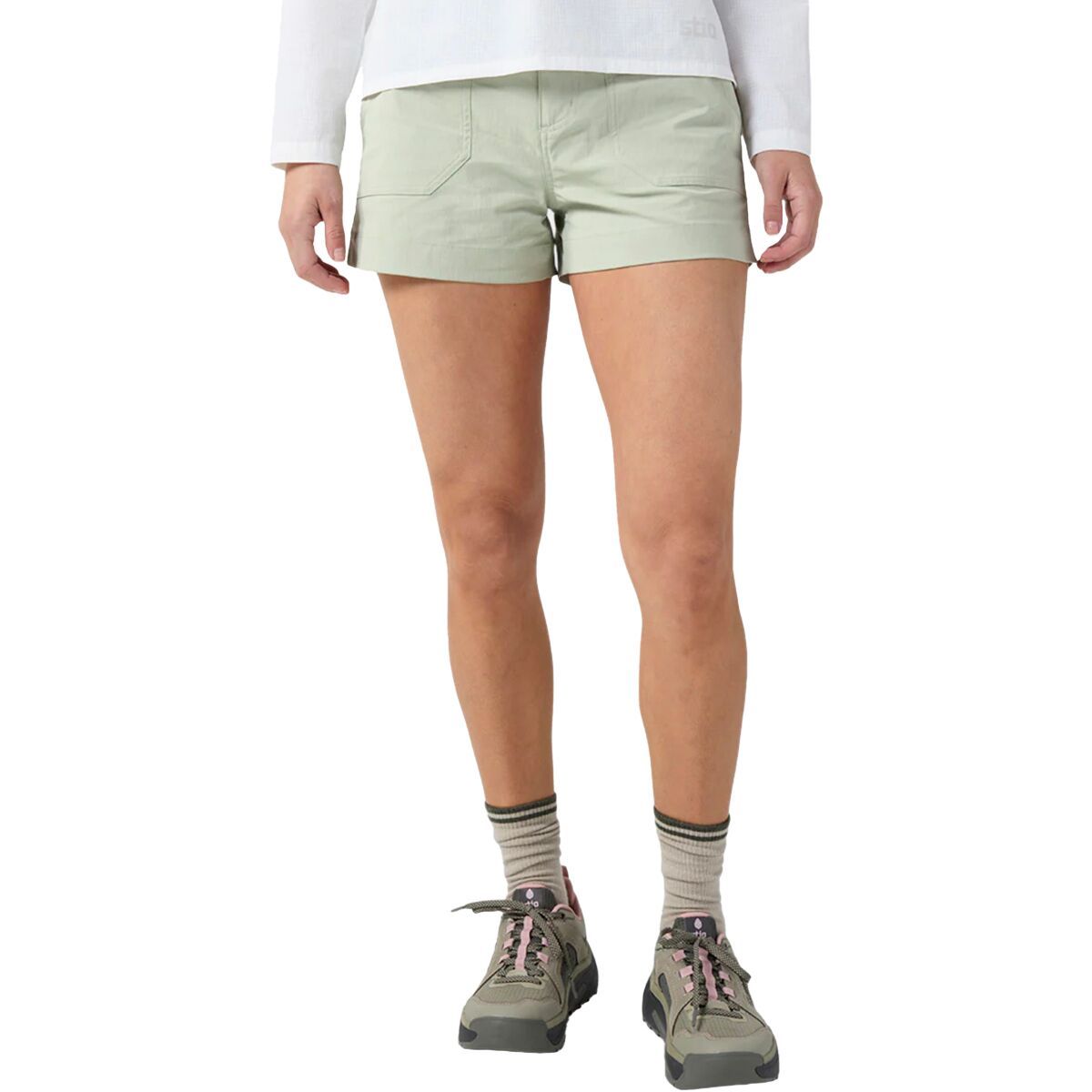 STIO Coburn 3in Short - Women's Sage Flats, 2
