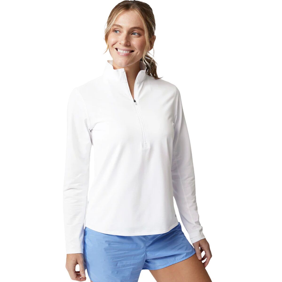 STIO Crester 1/2-Zip Top - Women's Morning Frost, XL