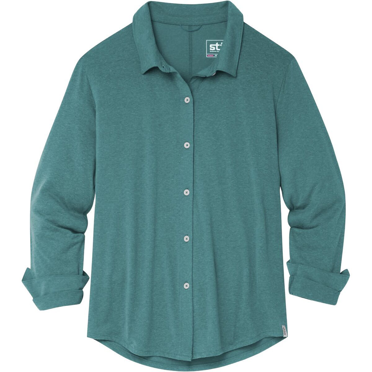Image of STIO Divide Button-Up Shirt - Women's Boundless Heather, XS