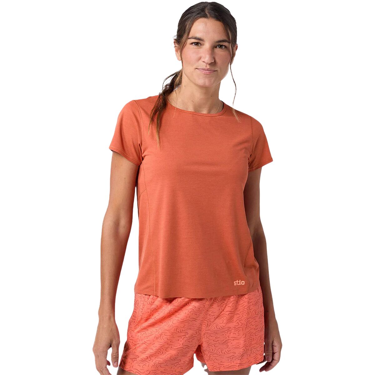 Image of STIO Lucent Short-Sleeve T-Shirt - Women's Hot Sauce, XS