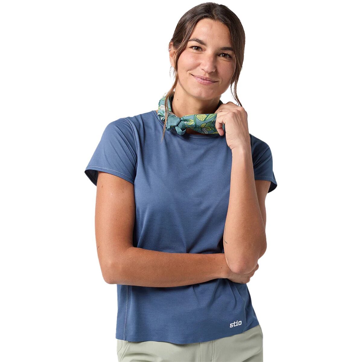 Image of STIO Lucent Short-Sleeve T-Shirt - Women's Vintage Indigo, S