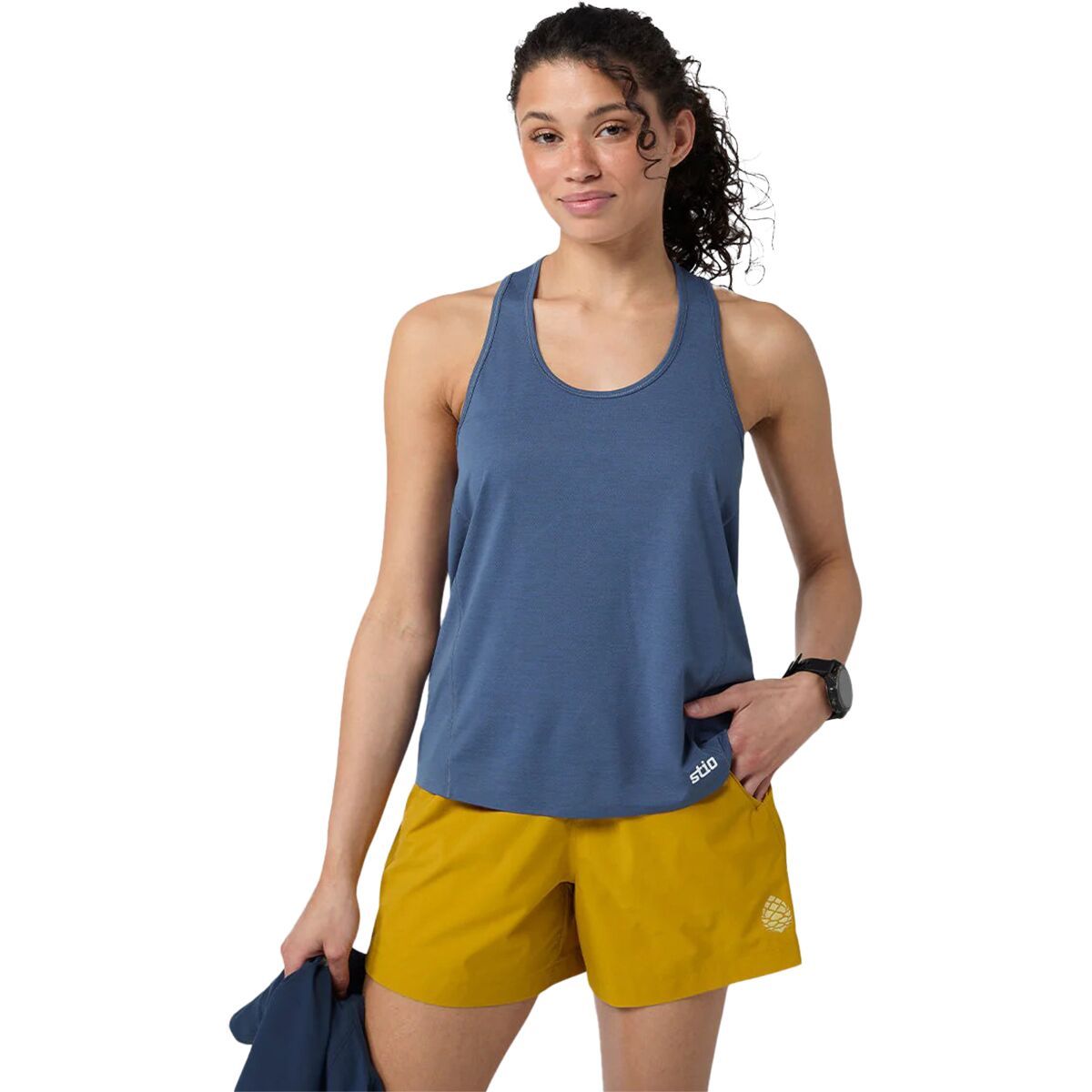 Image of STIO Lucent Tank Top - Women's Vintage Indigo, L