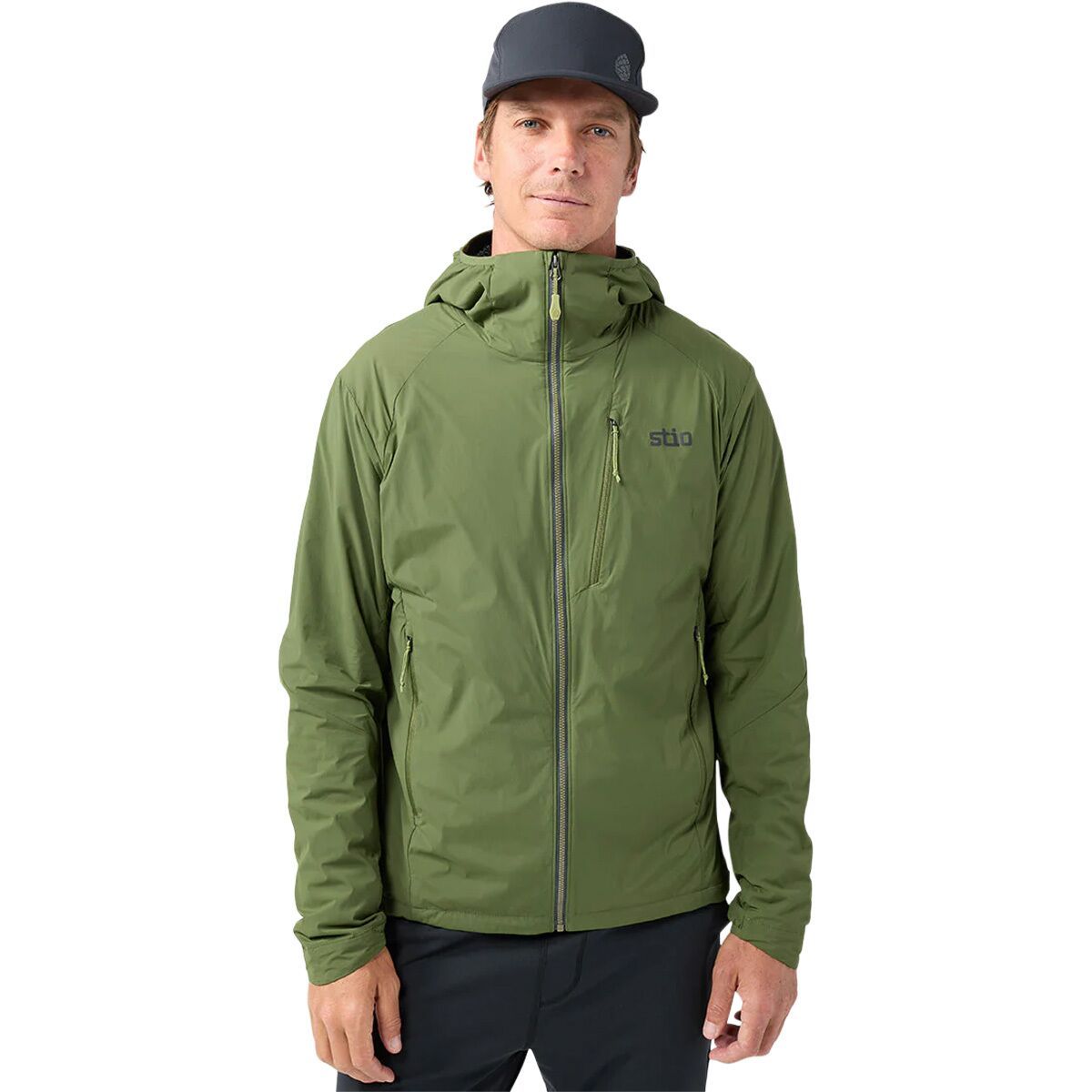 Image of STIO Dawner Hooded Jacket - Men's Pine Forest, M