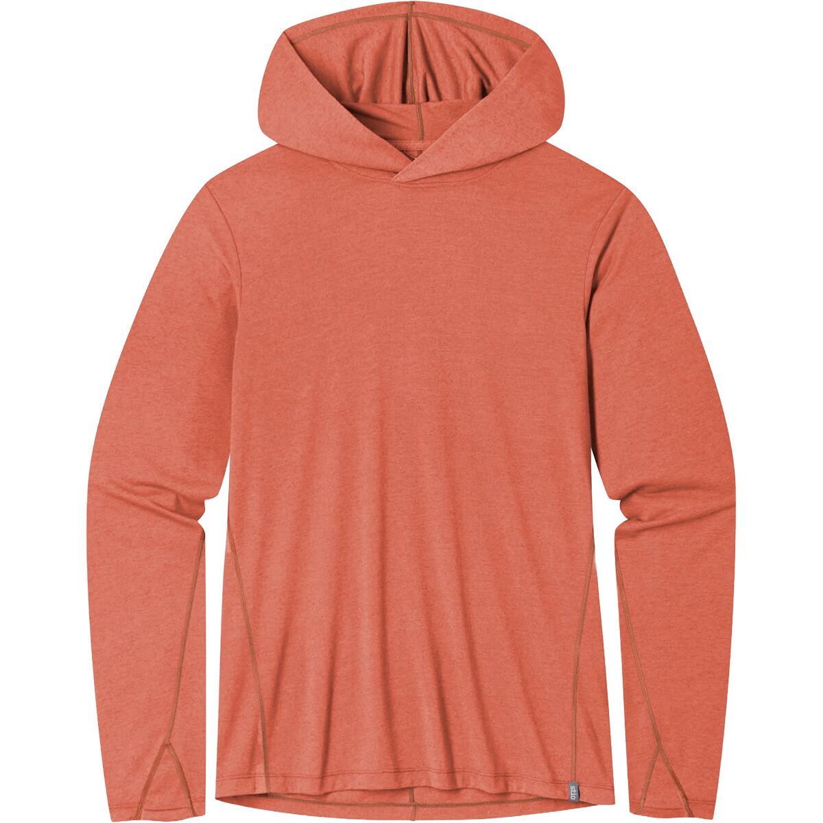 Image of STIO Divide Hooded Pullover - Men's Hot Sauce Heather, L