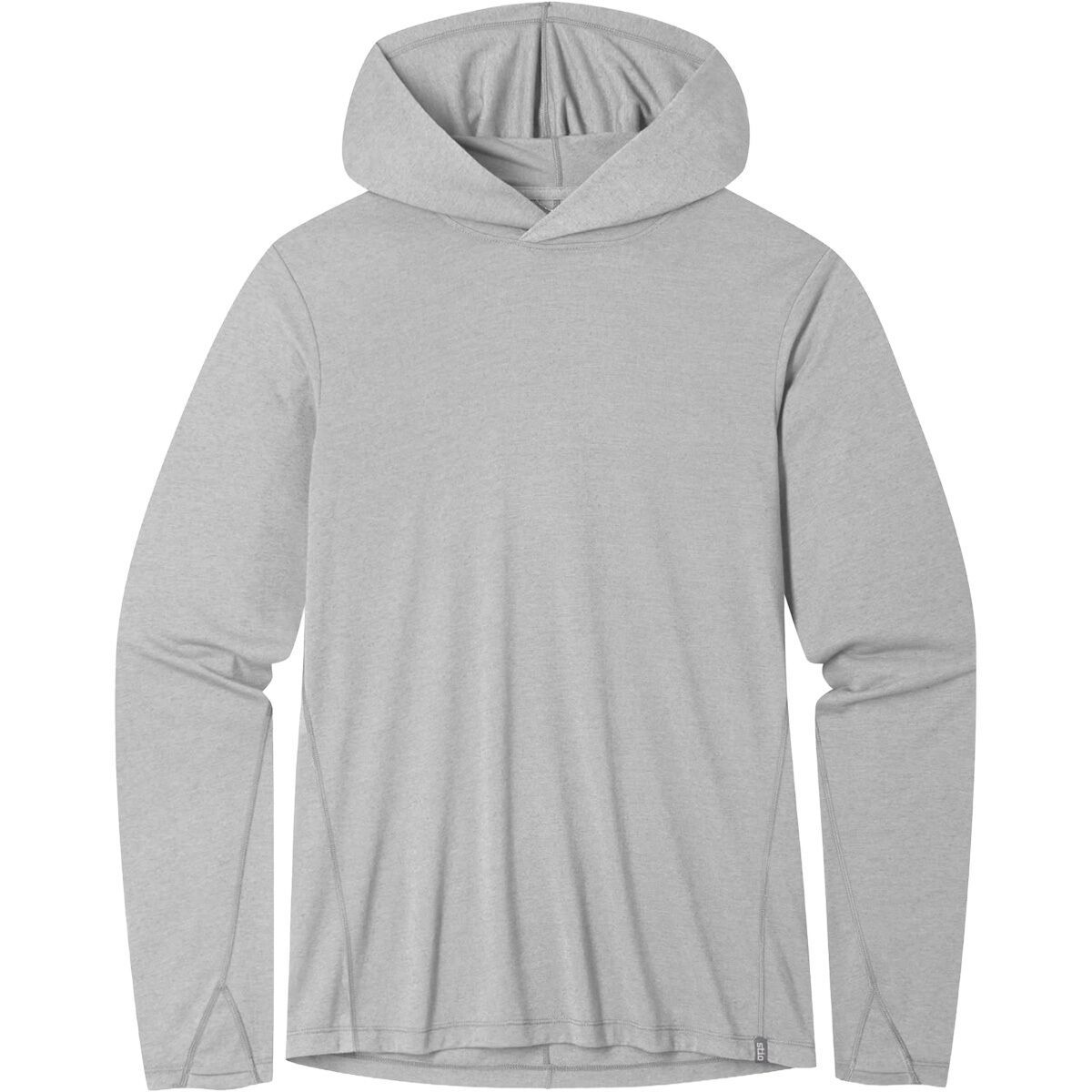 Image of STIO Divide Hooded Pullover - Men's Quiet Gray Heather, L