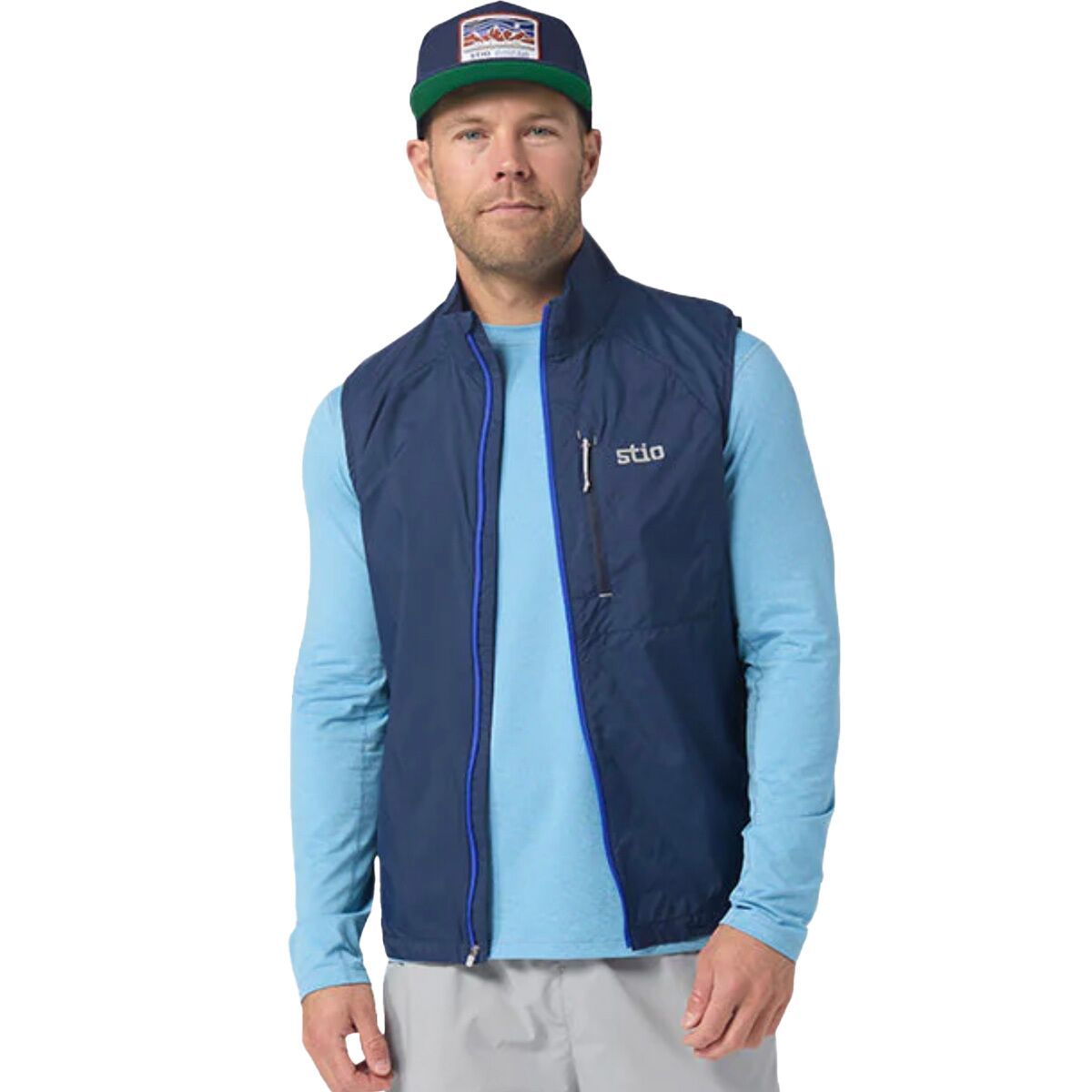 Image of STIO Second Light Vest - Men's Mountain Shadow, XL