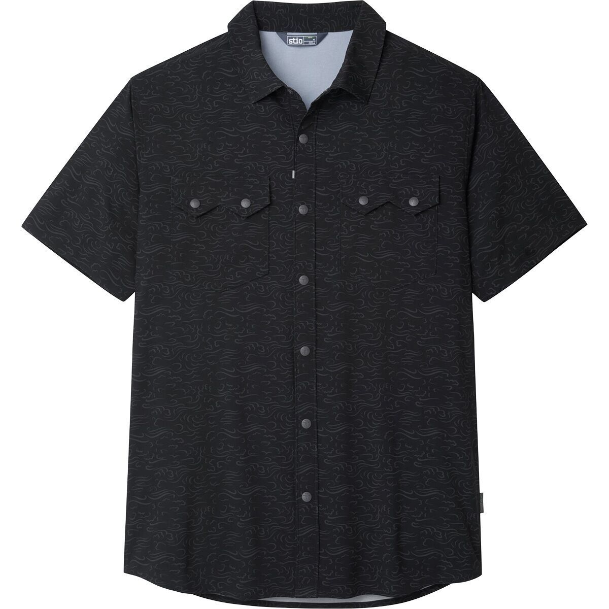 Image of STIO Shifter Short-Sleeve Shirt - Men's Abyss Clouds, S