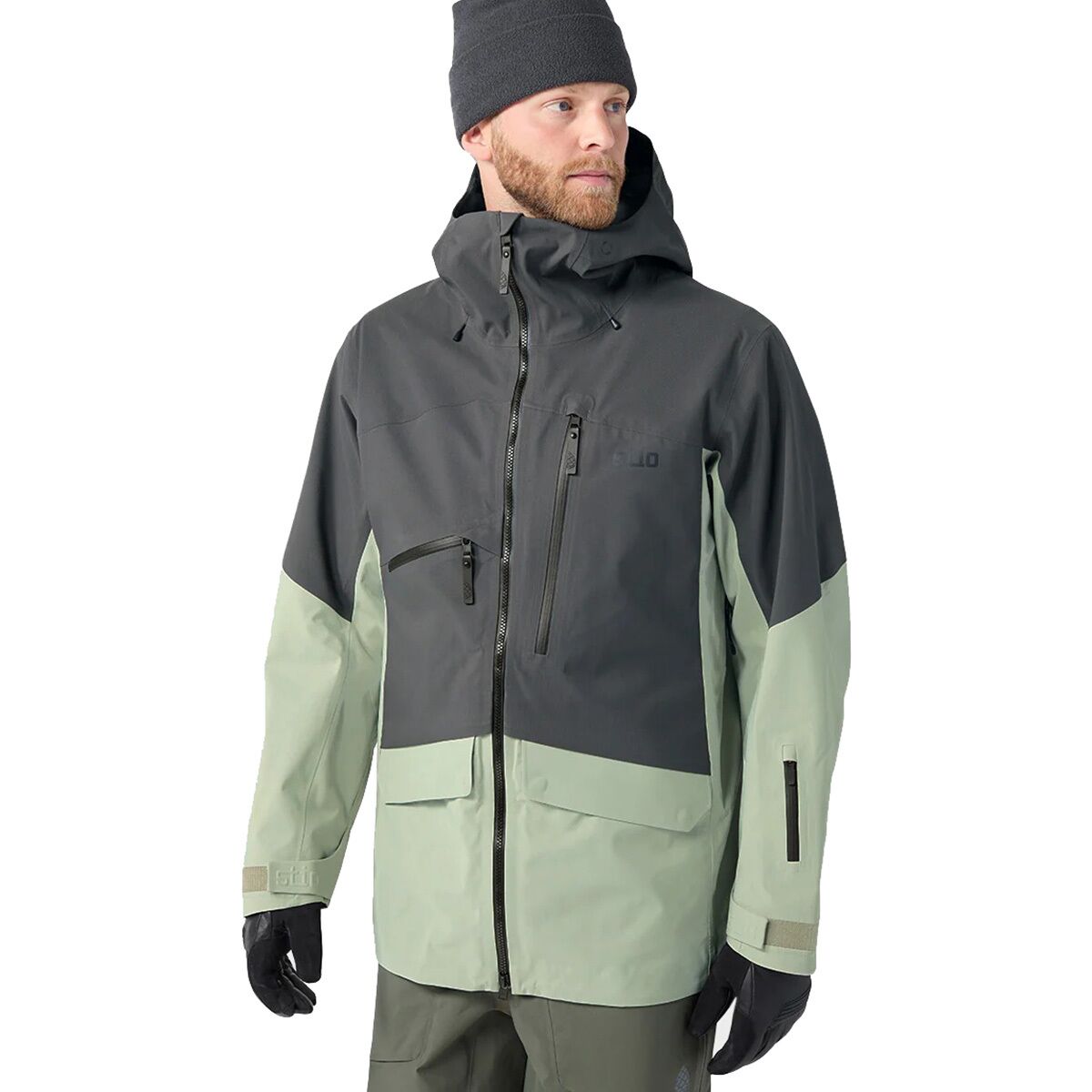Image of STIO Figment Jacket - Men's Raven/Sage Flats, XL