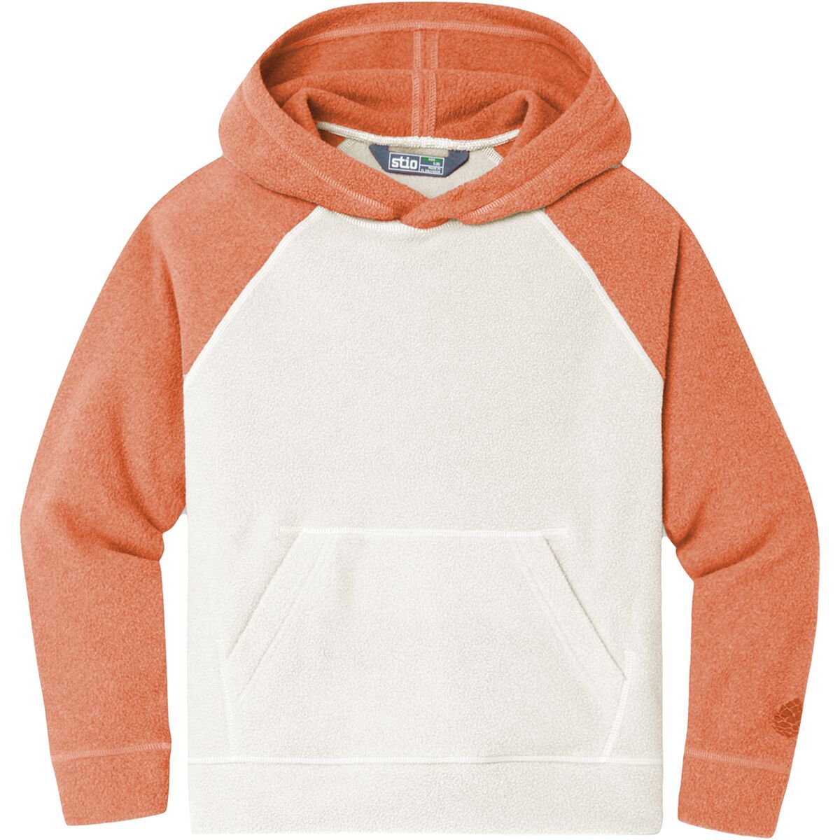 Image of STIO Turpin Fleece Hoodie - Kids' Cedar Blush Heather/Mountain Goat, XL