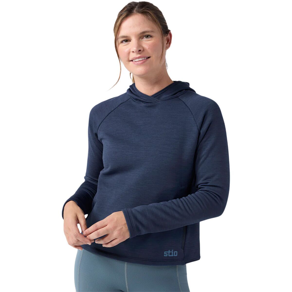 Image of STIO Glide Power Stretch Hoodie - Women's Mountain Shadow Heather, XL