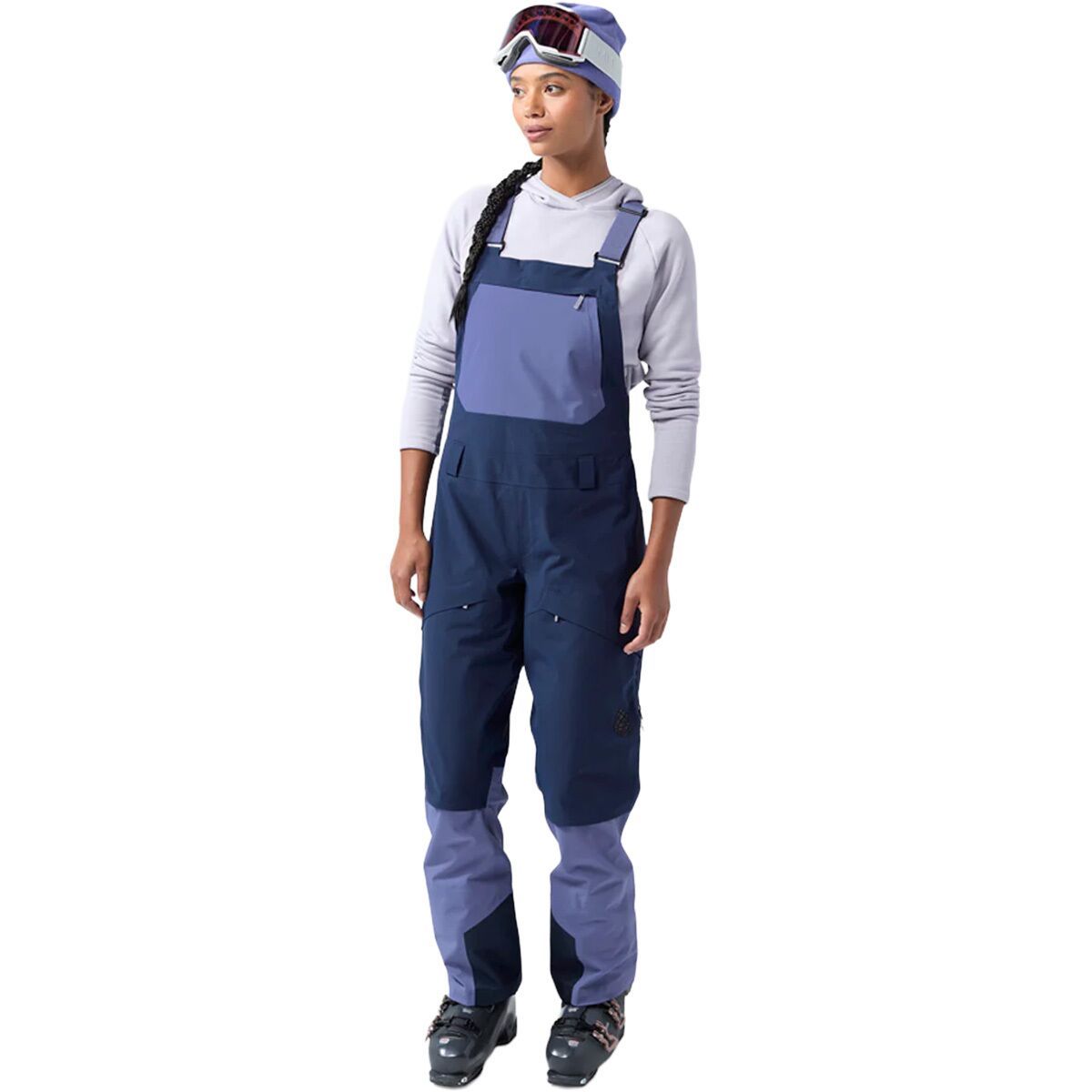 Image of STIO Skyrider Bib Pant - Women's Nightfall/Mountain Shadow, L/Reg