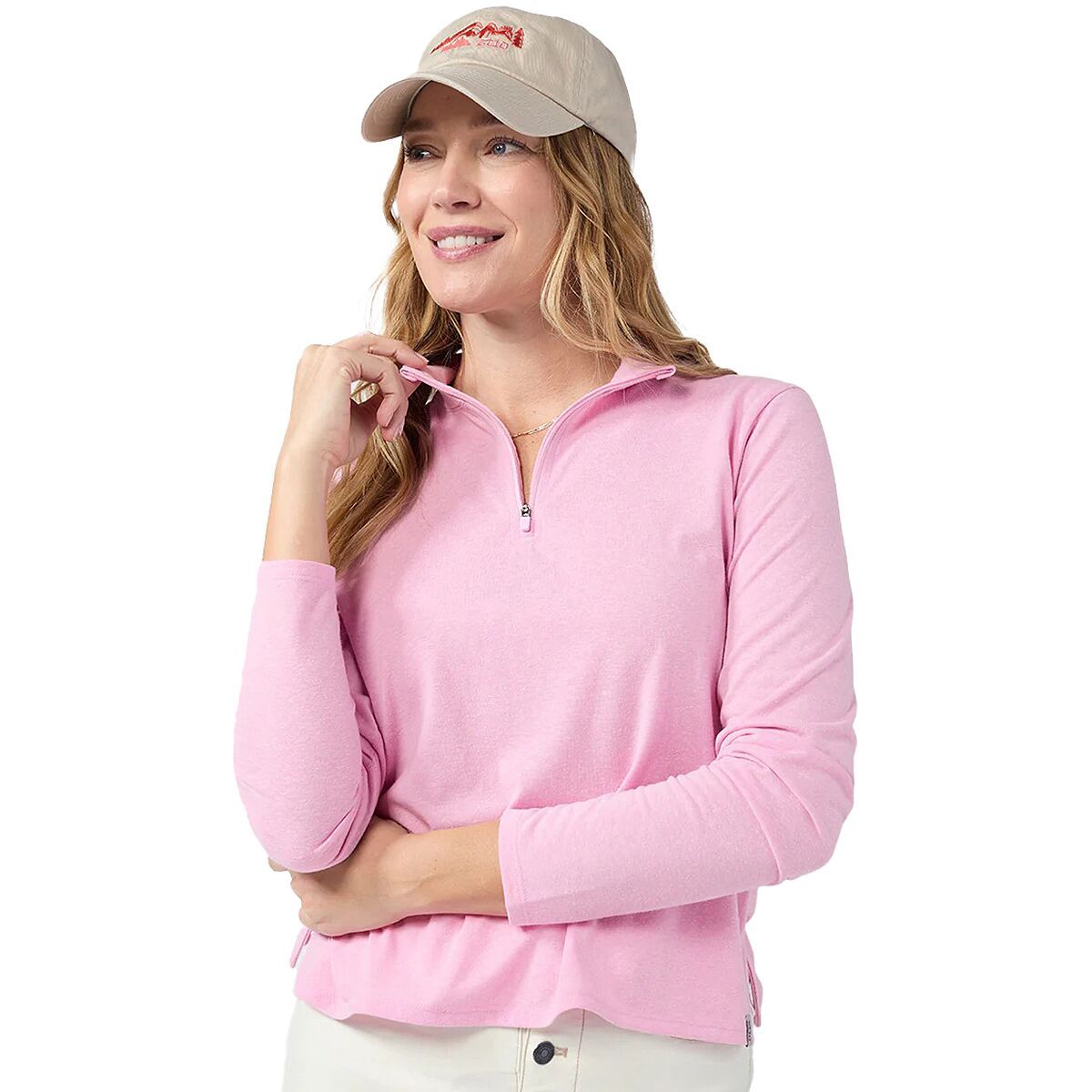 Image of STIO Divide 1/2-Zip Pullover - Women's Mountain Rose Heather, M
