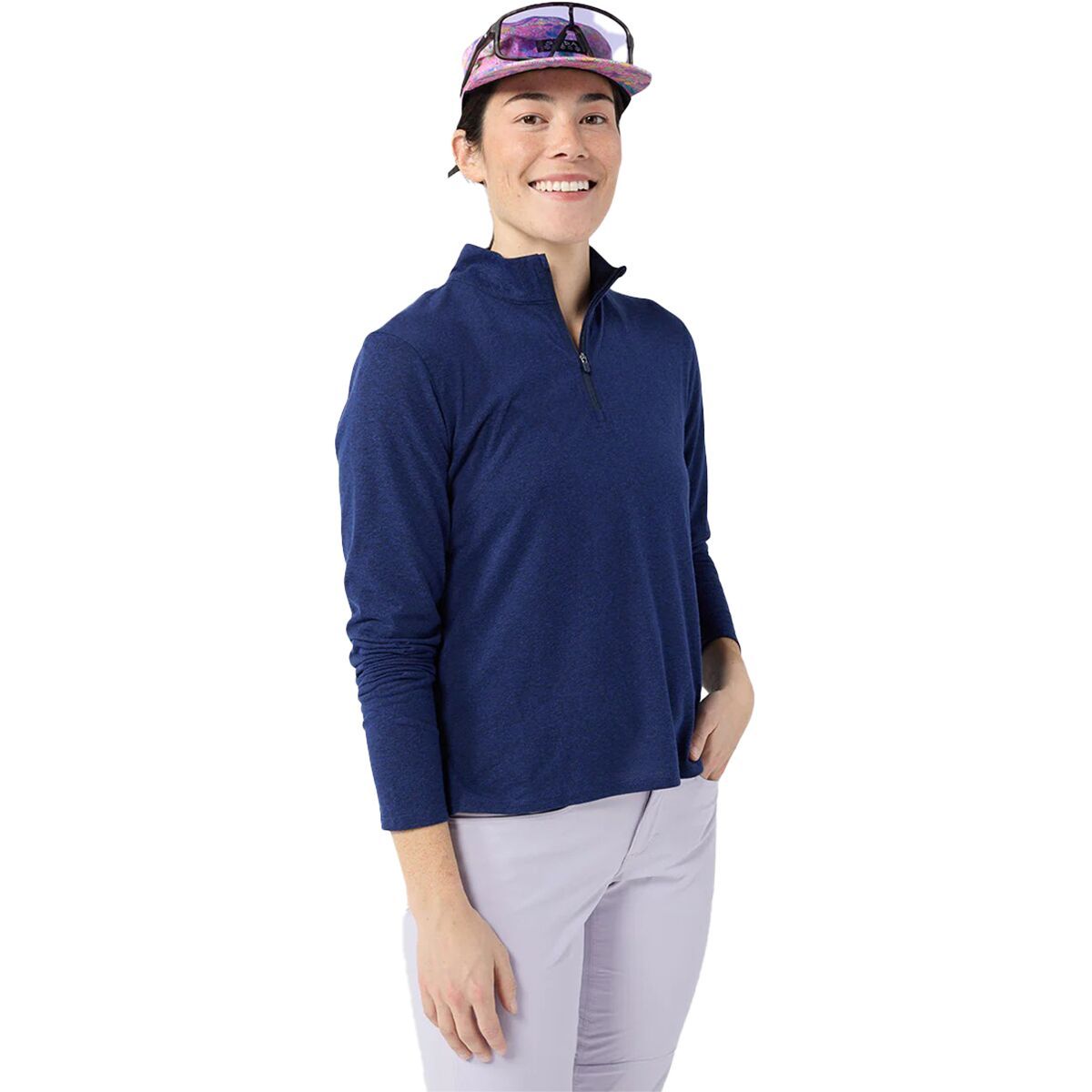 Image of STIO Divide 1/2-Zip Pullover - Women's Mountain Shadow Heather, M