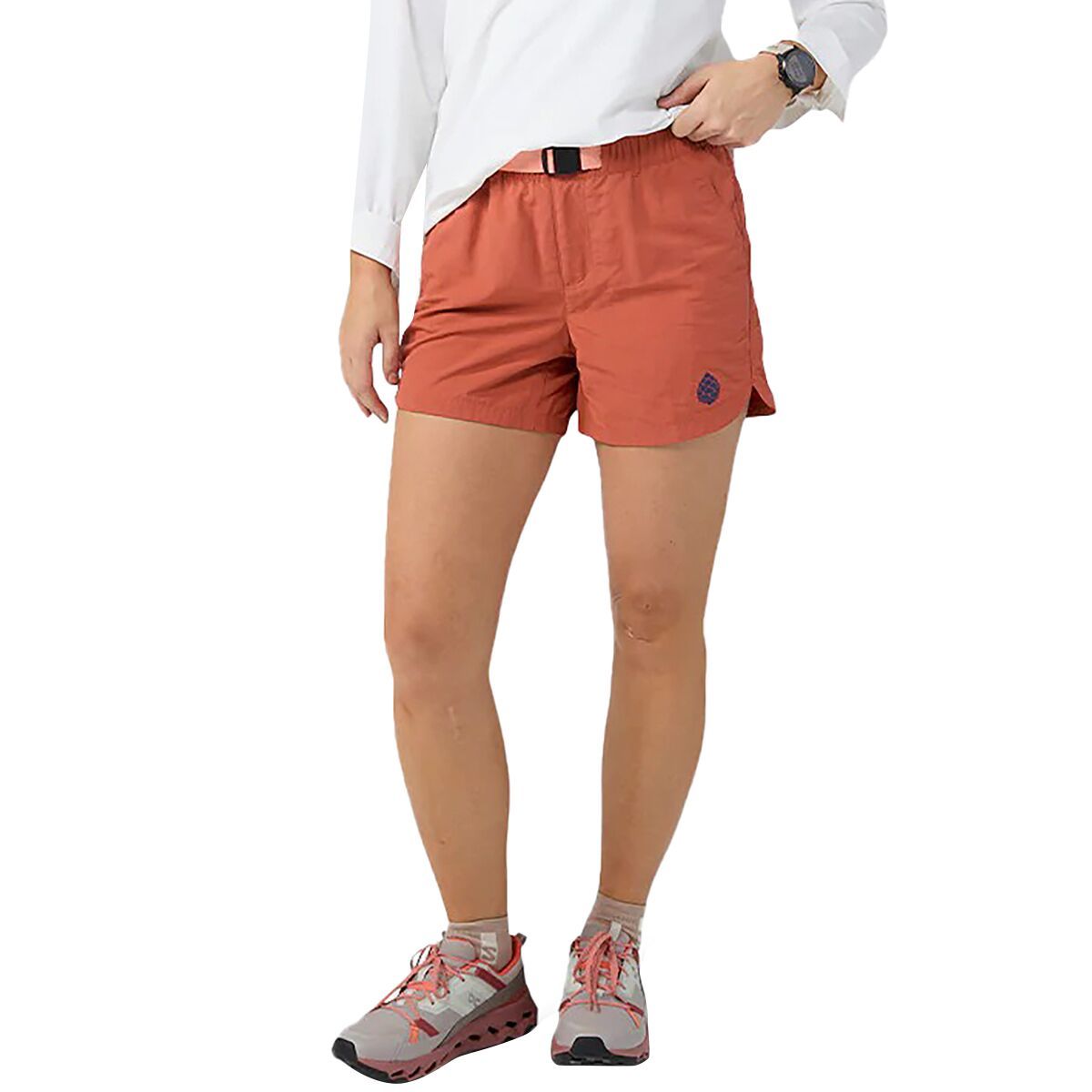 Image of STIO Goodwin 5in Short - Women's Hot Sauce, XL