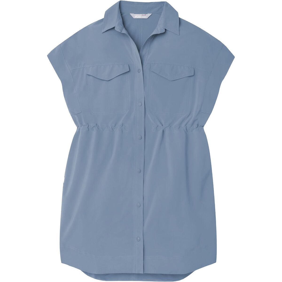 Image of STIO Mountain Flow Shirt Dress - Women's Vintage Indigo, XL