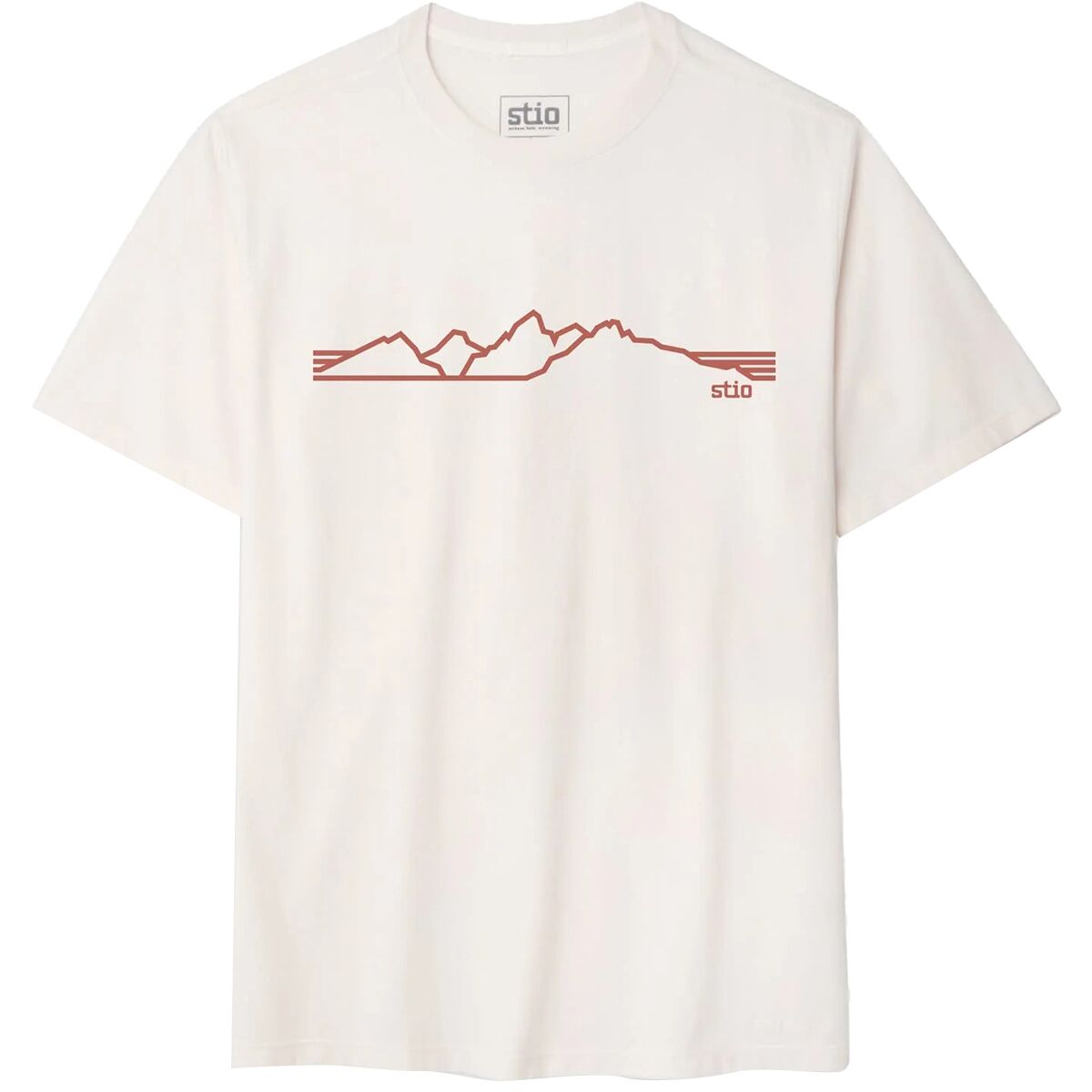 Image of STIO Teton Elevations T-Shirt Mountain Goat, XL