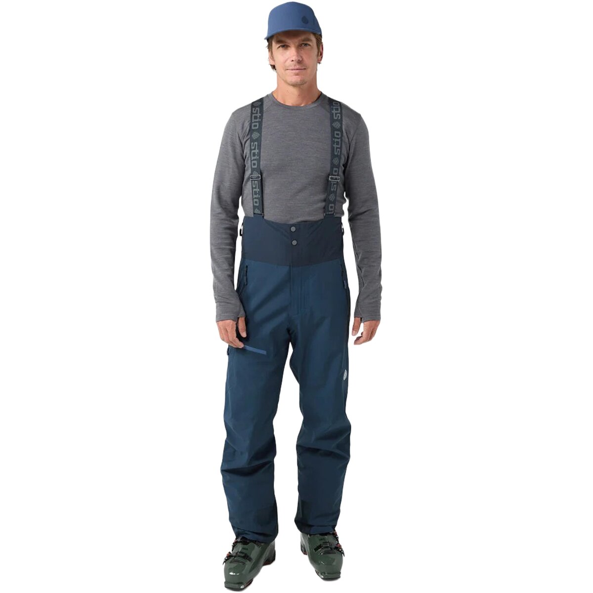 STIO Environ Bib Pant - Men's Mountain Shadow, XL/Reg