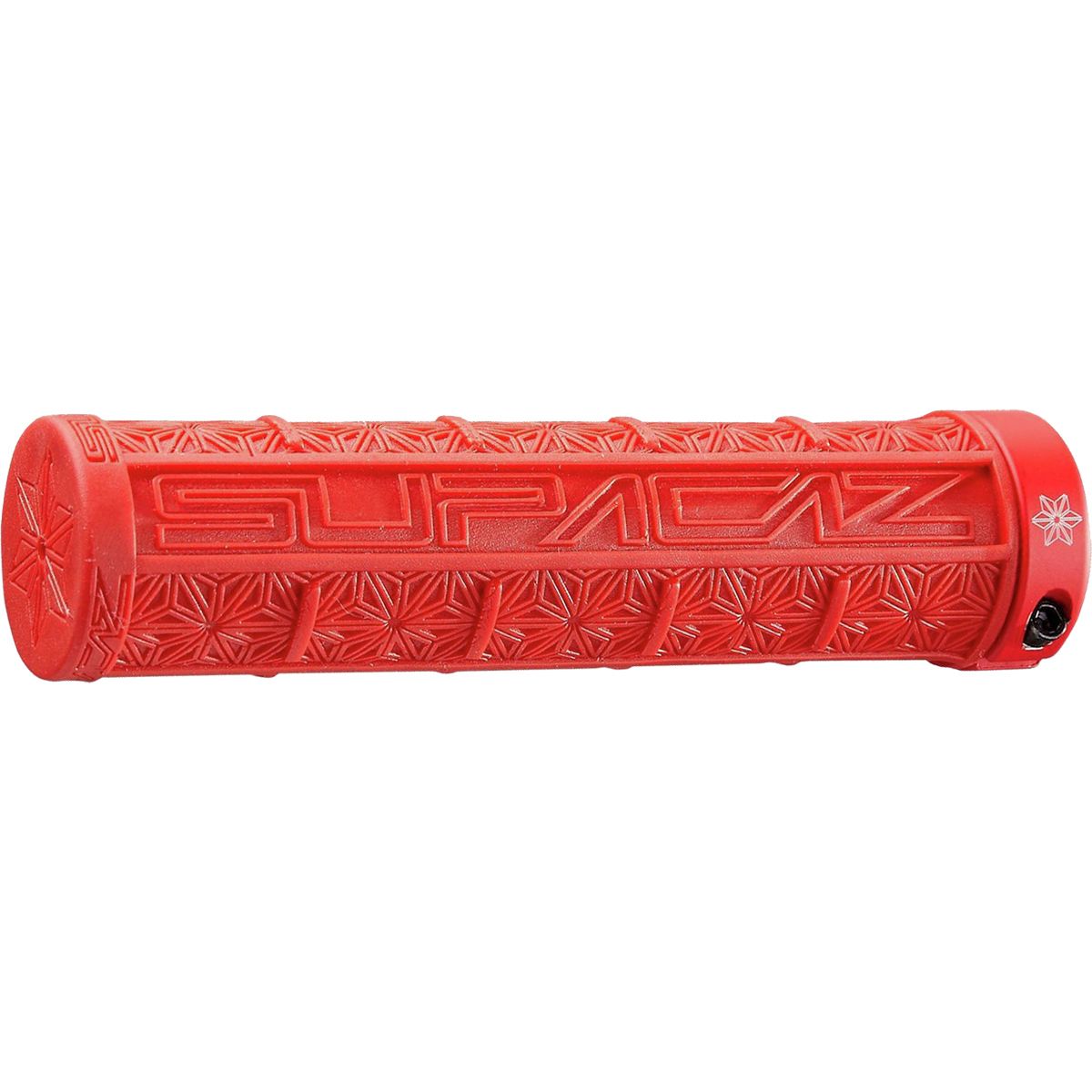 Supacaz Supacaz Grizips Grips Red, Red Star Ringz, 32mm