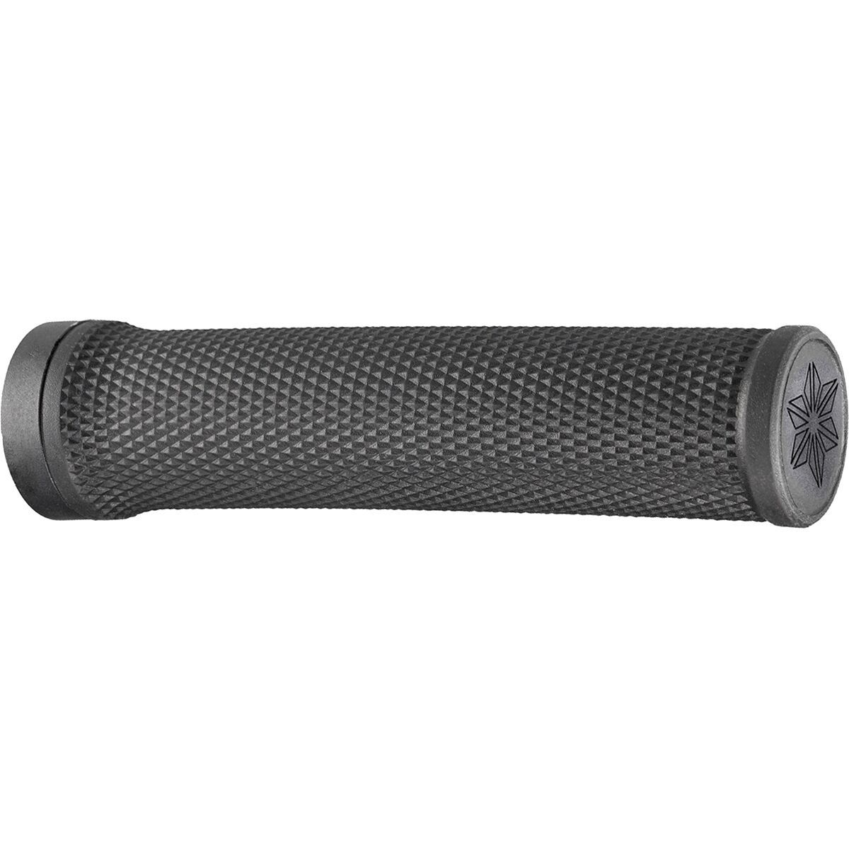 Supacaz Diamond Kush Grips Black/Single Ring, One Size