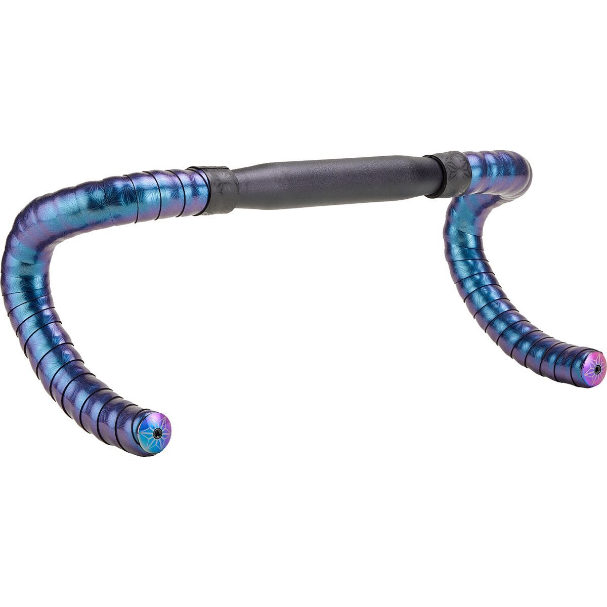 Supacaz Bling Tape Oil Slick/Oil Slick Plugs, One Size