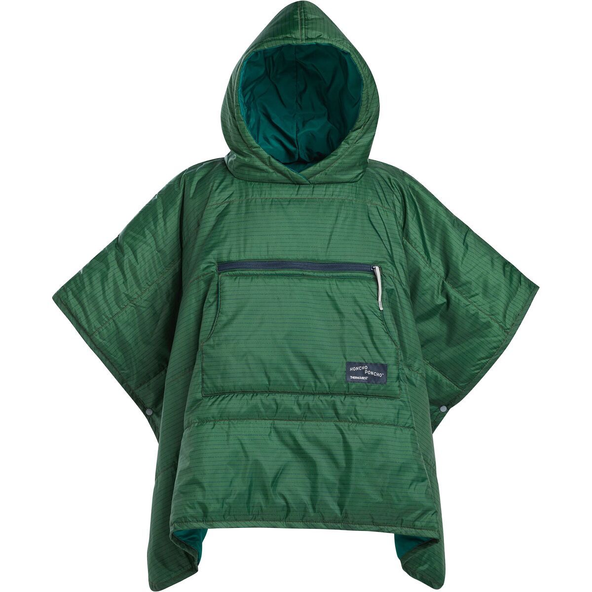 Image of Therm-a-Rest Honcho Poncho - Kids' Green Print, One Size