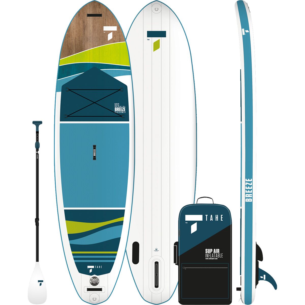 TAHE Breeze Performer Inflatable Stand-Up Paddleboard Package