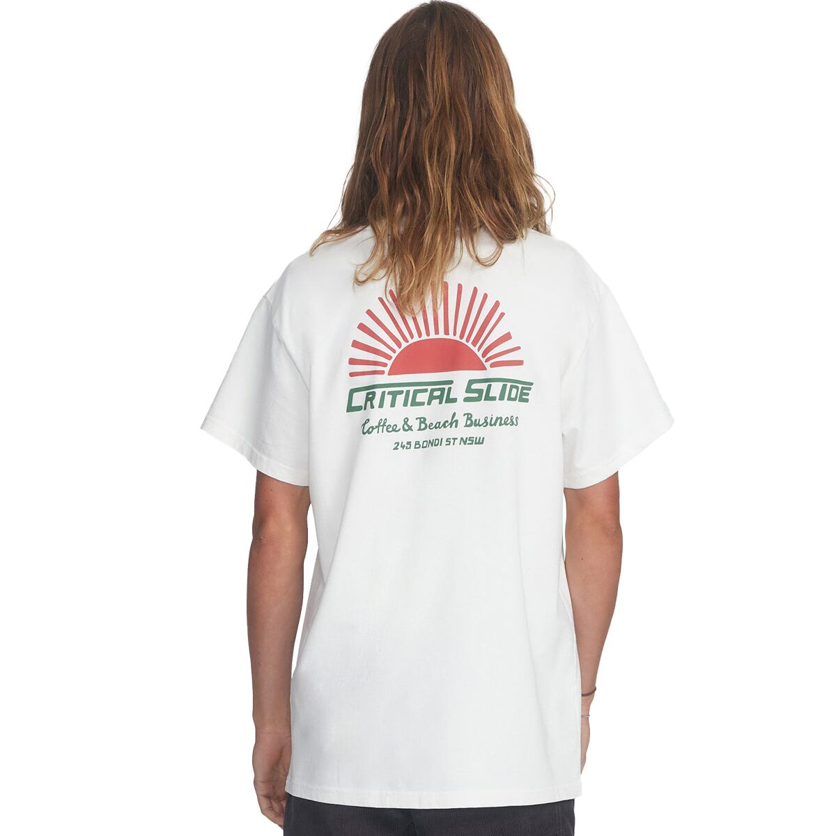 The Critical Slide Society The Critical Slide Society Rising Sun T-Shirt - Men's Vintage White, S