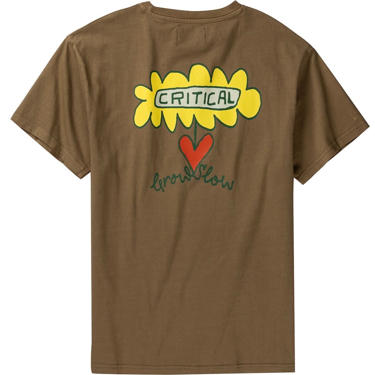 The Critical Slide Society The Critical Slide Society Grow Slow T-Shirt - Men's Cinnamon, XXL