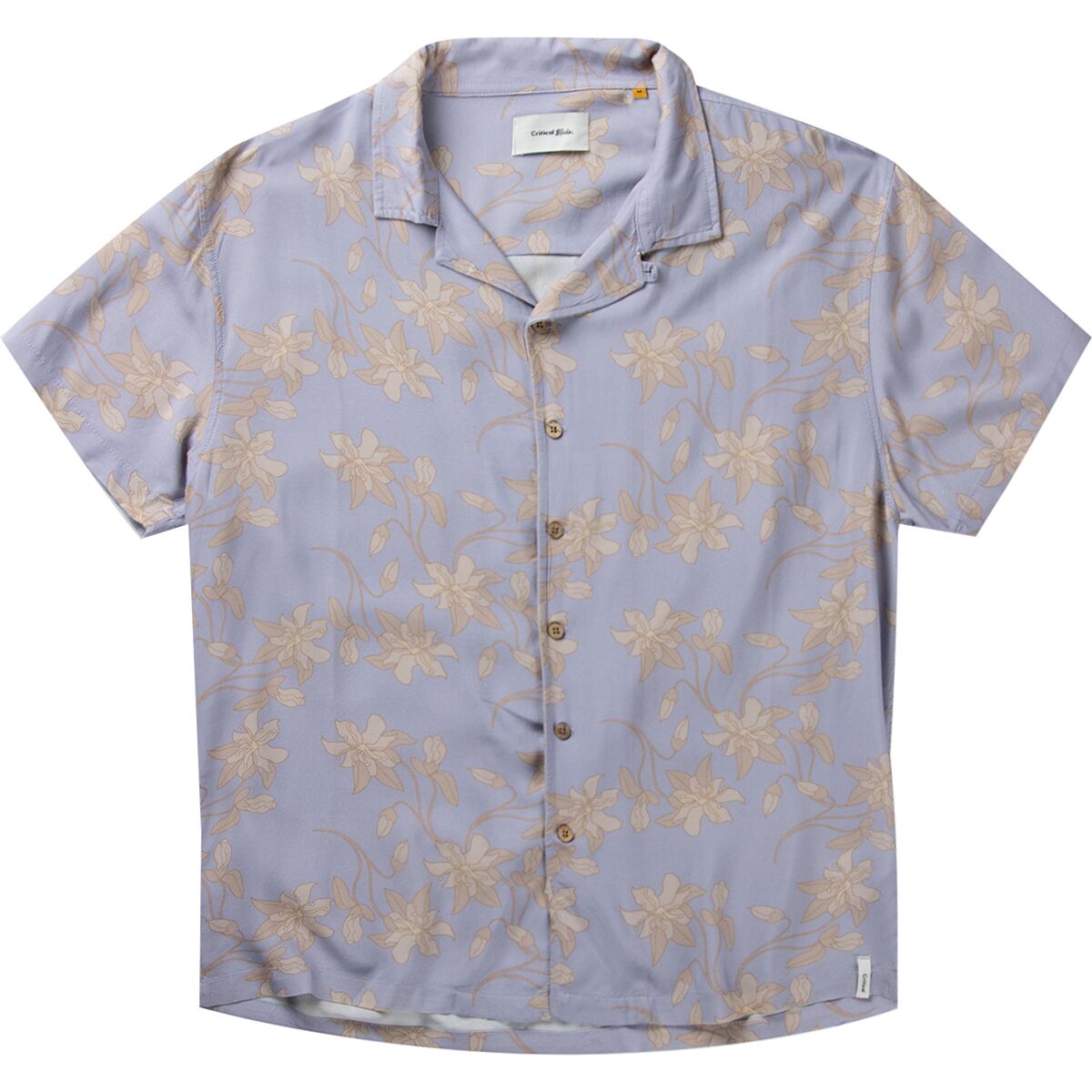 The Critical Slide Society The Critical Slide Society Hudgens Short-Sleeve Shirt - Men's Lavender, S