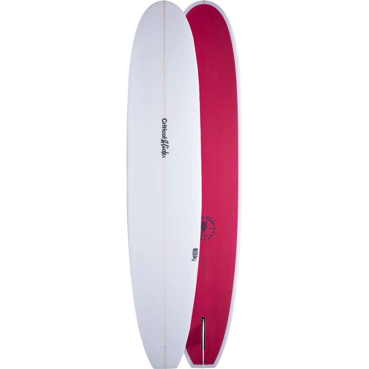 The Critical Slide Society The Critical Slide Society Logger Head Longboard Surfboard Magenta, 9ft 8in