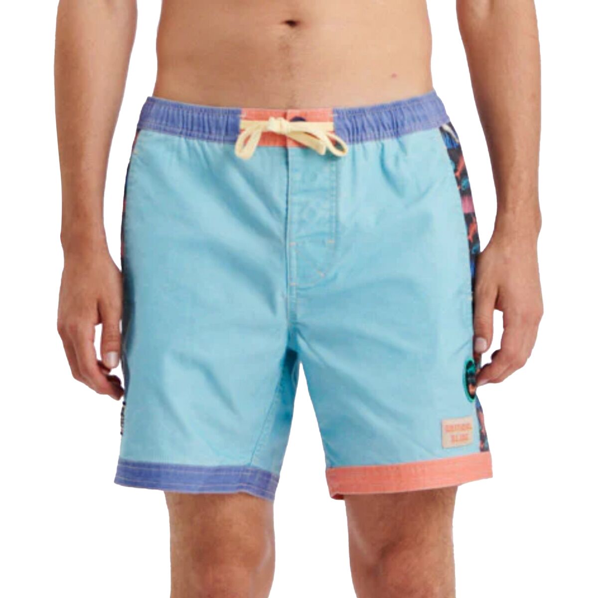 The Critical Slide Society The Critical Slide Society Boneyard 17in Mixtape Swim Trunk - Men's Sky, 32