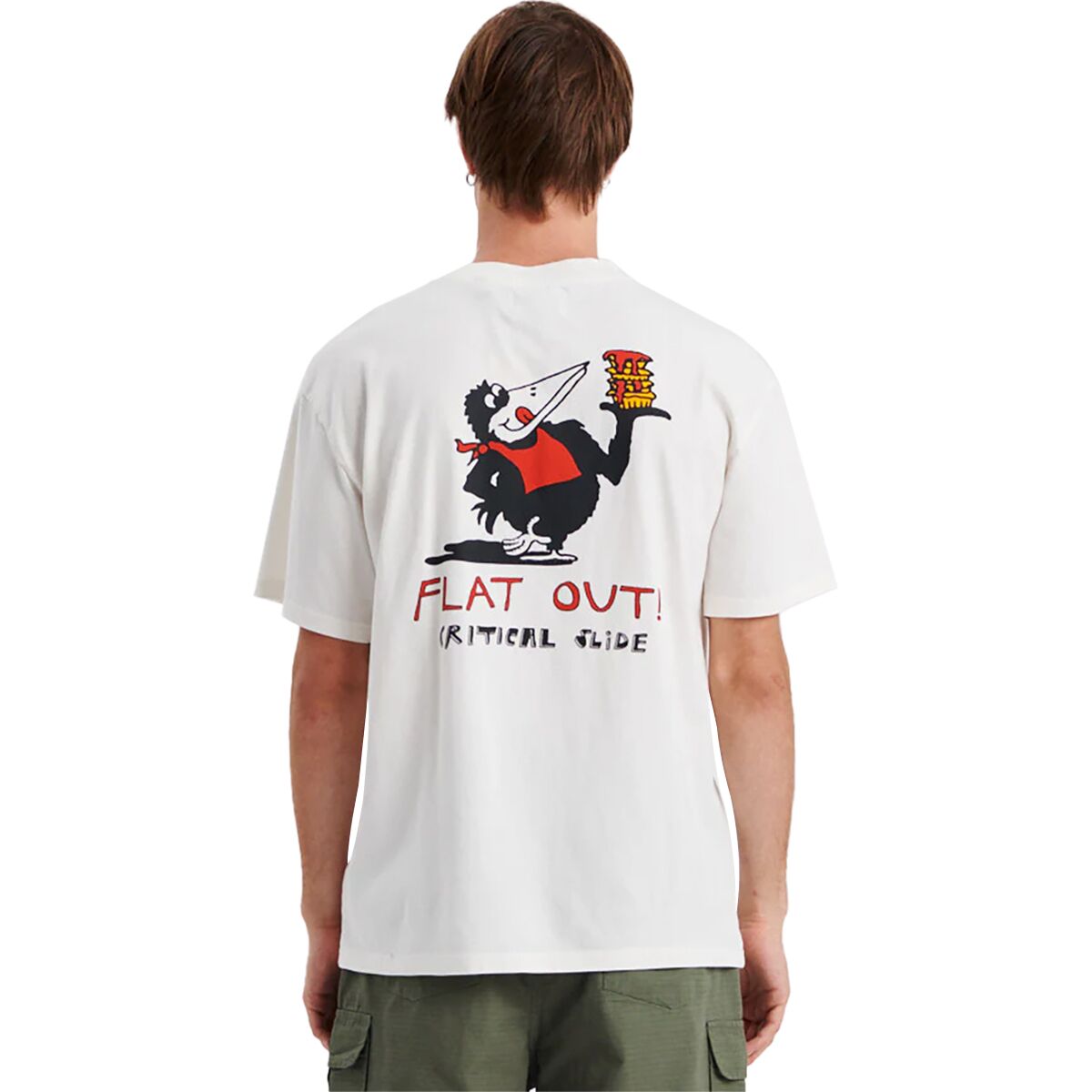 The Critical Slide Society The Critical Slide Society Flat Out T-Shirt - Men's Vintage White, S