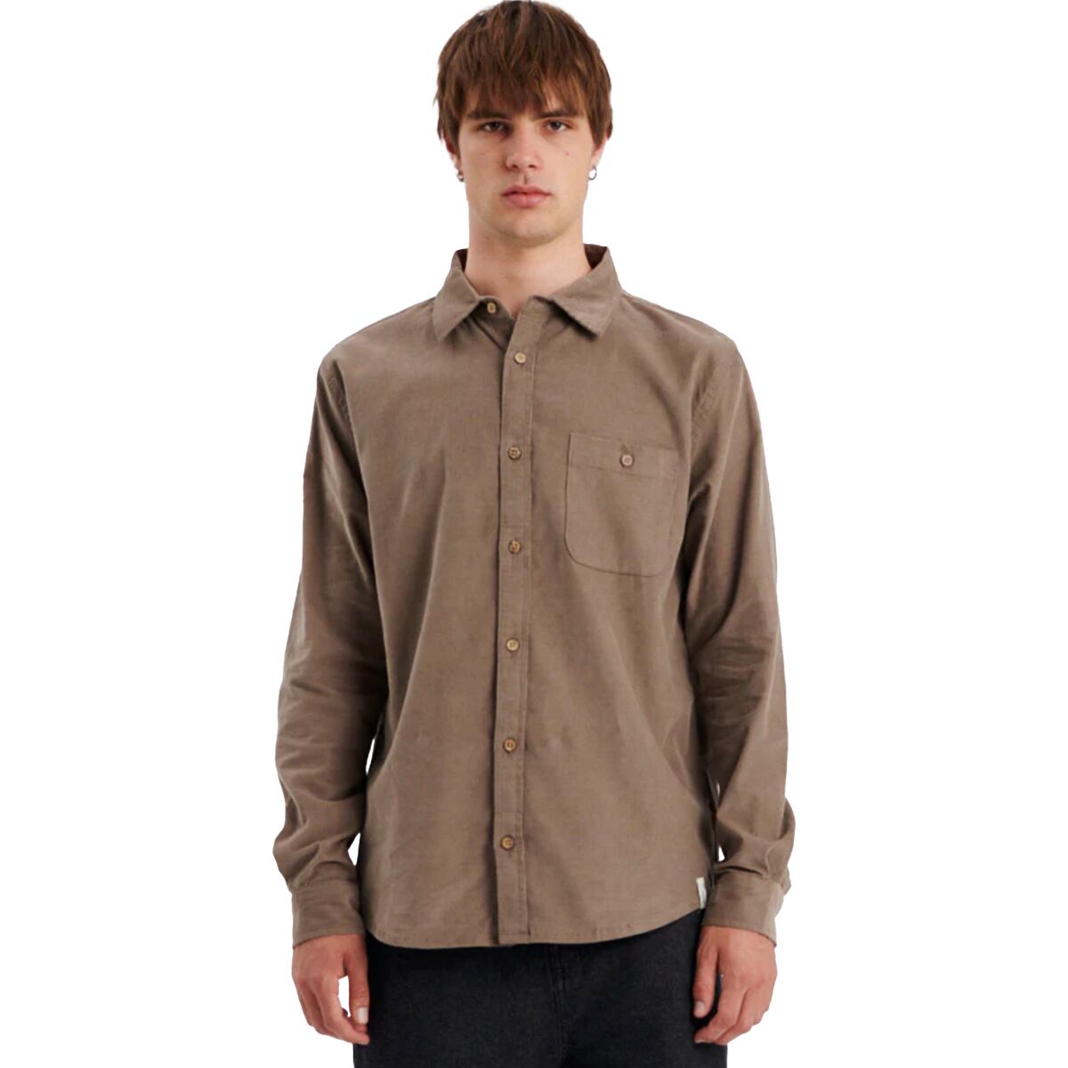 The Critical Slide Society The Critical Slide Society Quantum Long-Sleeve Cord Shirt - Men's Taupe, M