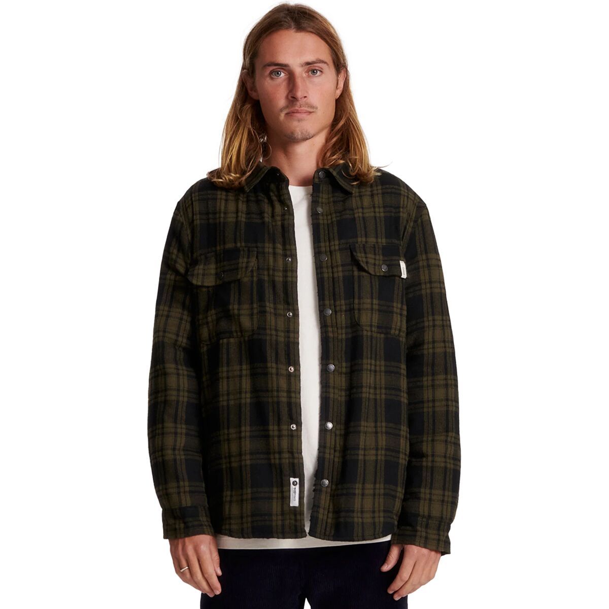 The Critical Slide Society Ranger Check Jacket - Men's Black, XL