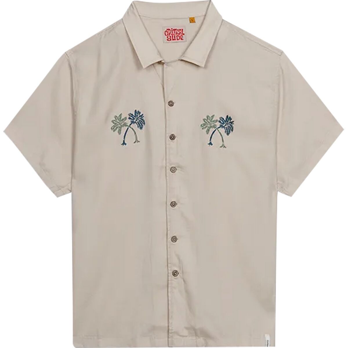 Image of The Critical Slide Society Very Nice Short-Sleeve Resort Shirt - Men's Ecru, S