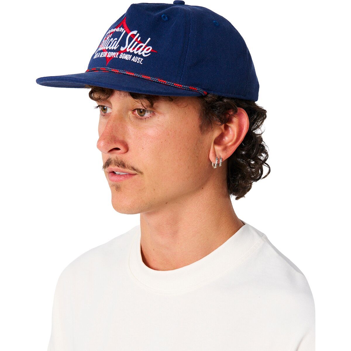Image of The Critical Slide Society Diamond 5-Panel Hat Worker Blue, One Size