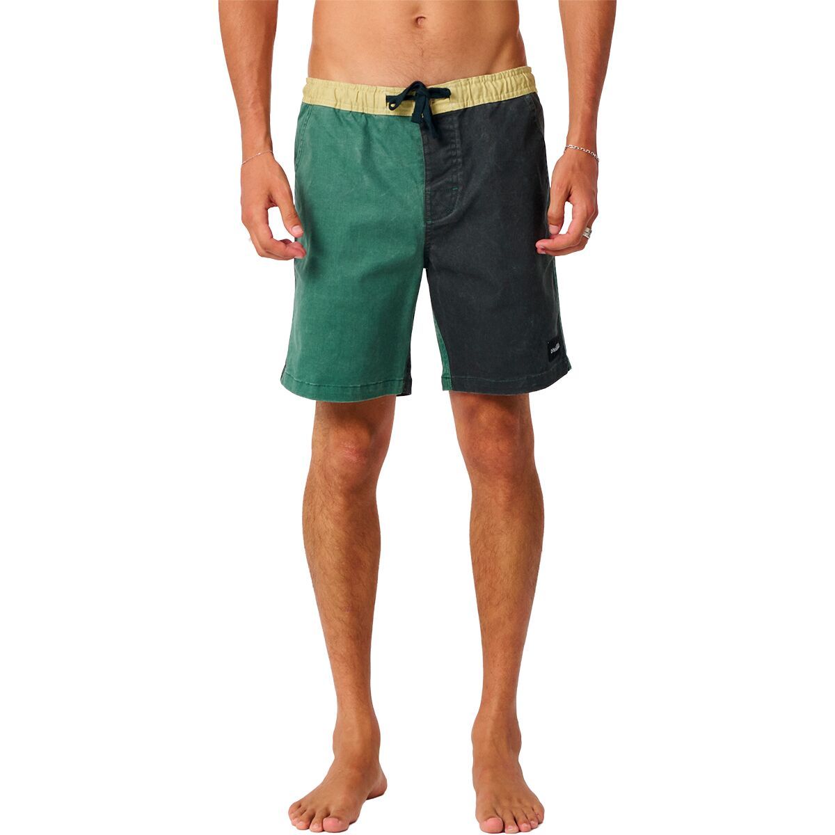 Image of The Critical Slide Society Plain Jane Blocked 16in Trunk - Men's Dusty Green, 32