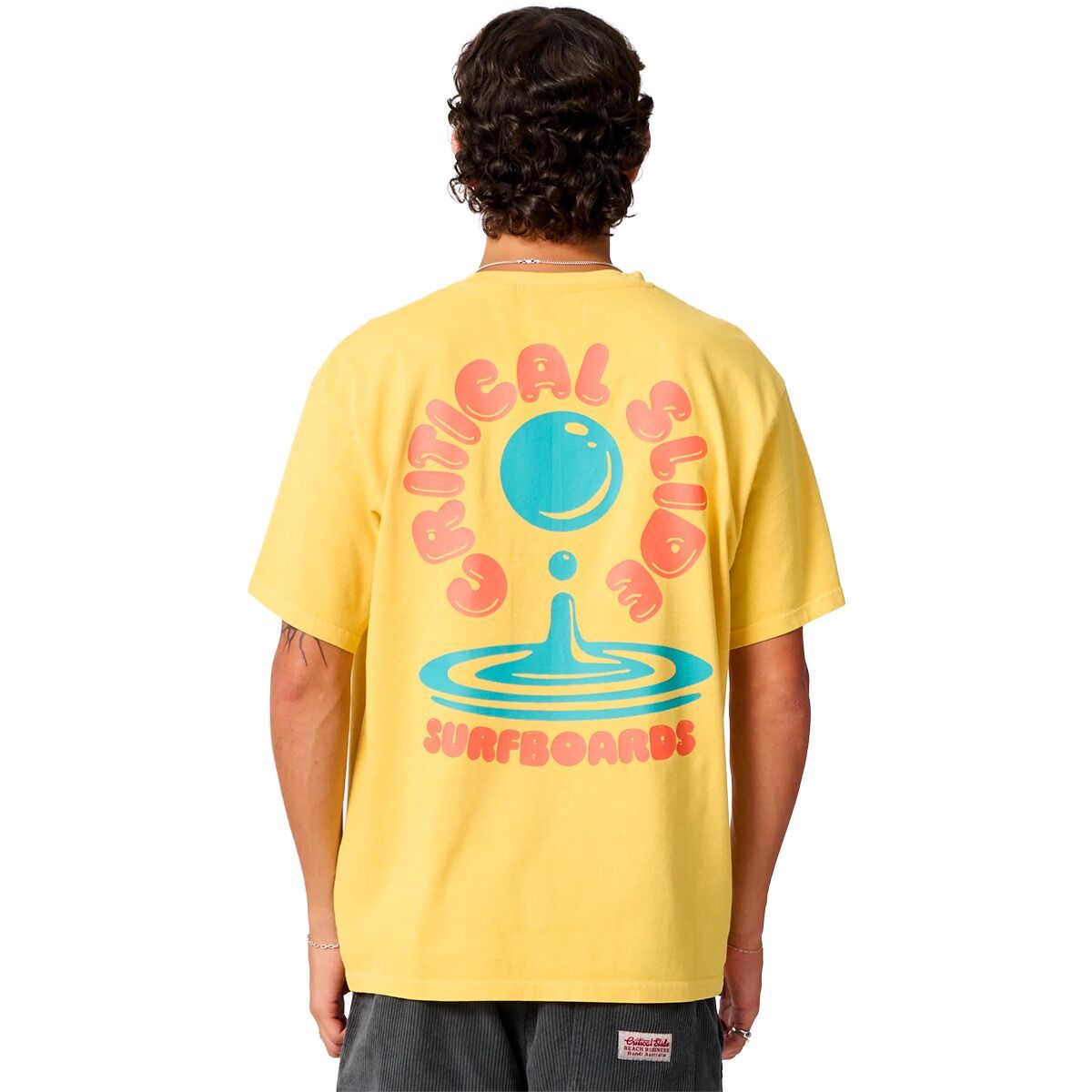 Image of The Critical Slide Society Resin Drop T-Shirt - Men's Sunflower, M