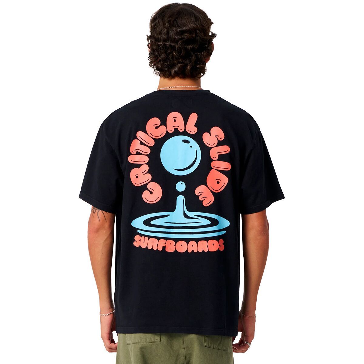 Image of The Critical Slide Society Resin Drop T-Shirt - Men's Vintage Black, M