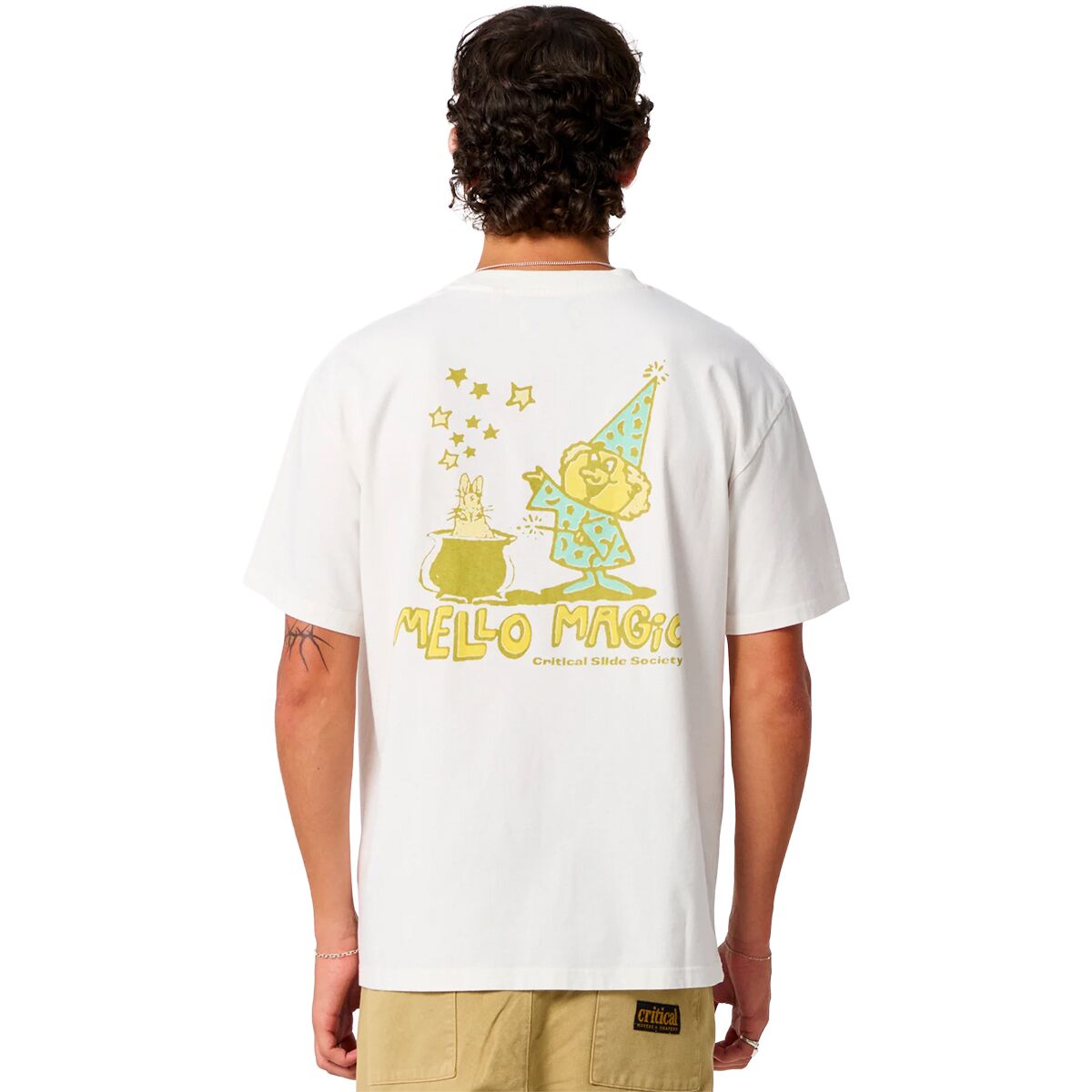 Image of The Critical Slide Society Sorcerer T-Shirt - Men's Vintage White, L