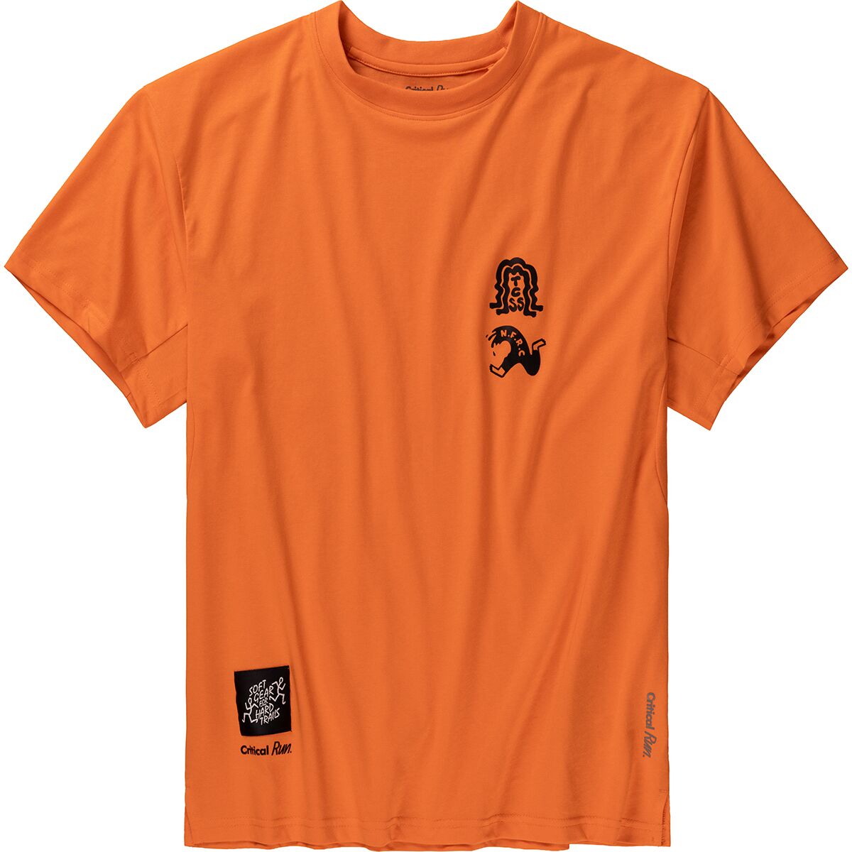 Image of The Critical Slide Society Stacked T-Shirt - Men's Orange, M
