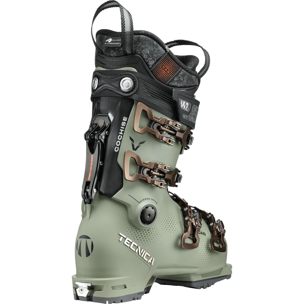 Tecnica Cochise スキーブーツ オリーブグリーン Tecnica Cochise 95 Boot - 2025 - Women's - Ski