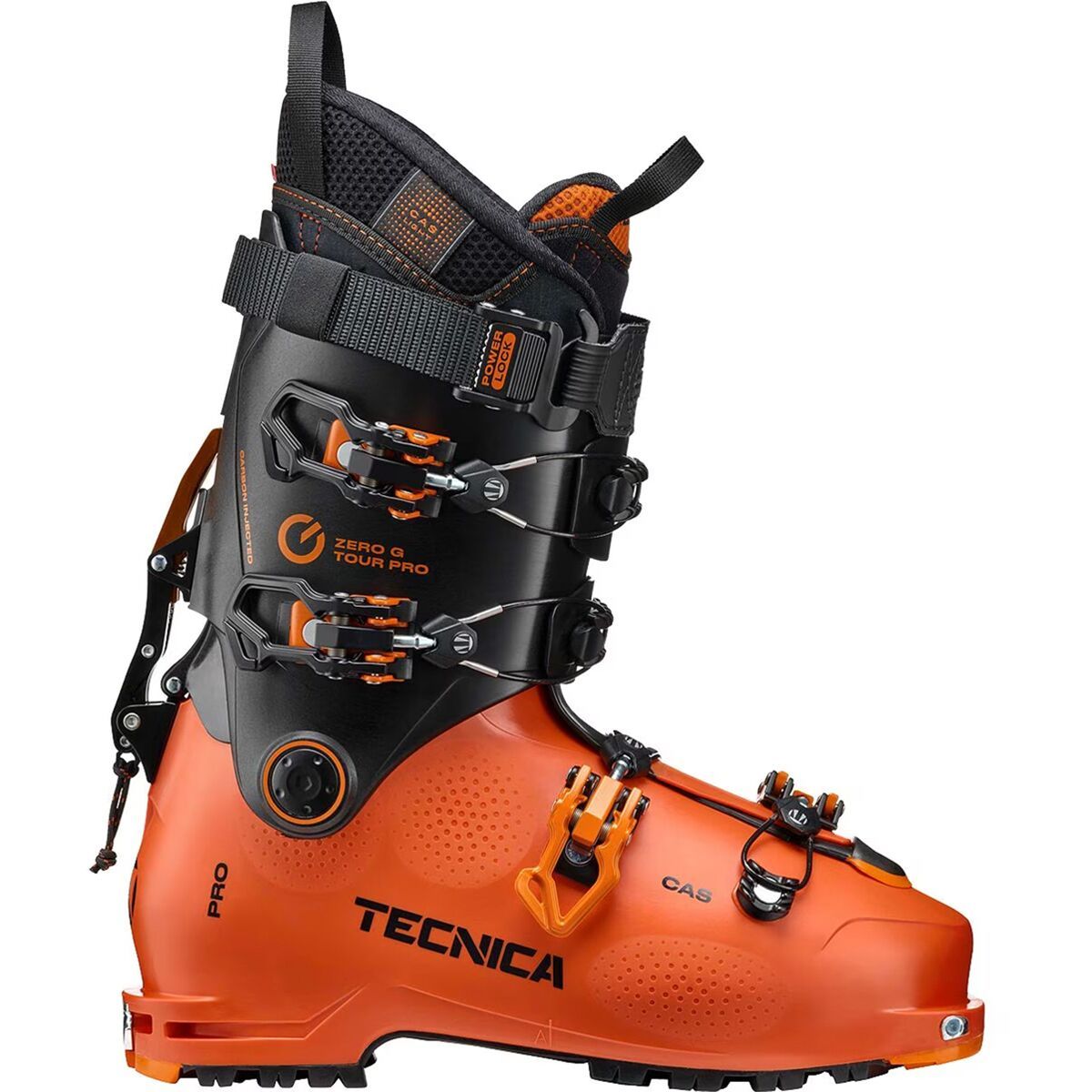 Tecnica Zero G Tour Pro Boot - 2024 Black/Orange, 22.5
