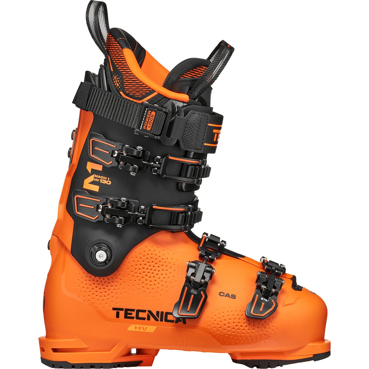 Image of Tecnica Mach1 HV 130 Ski Boot - 2027 Icon Orange/Black, 28.5