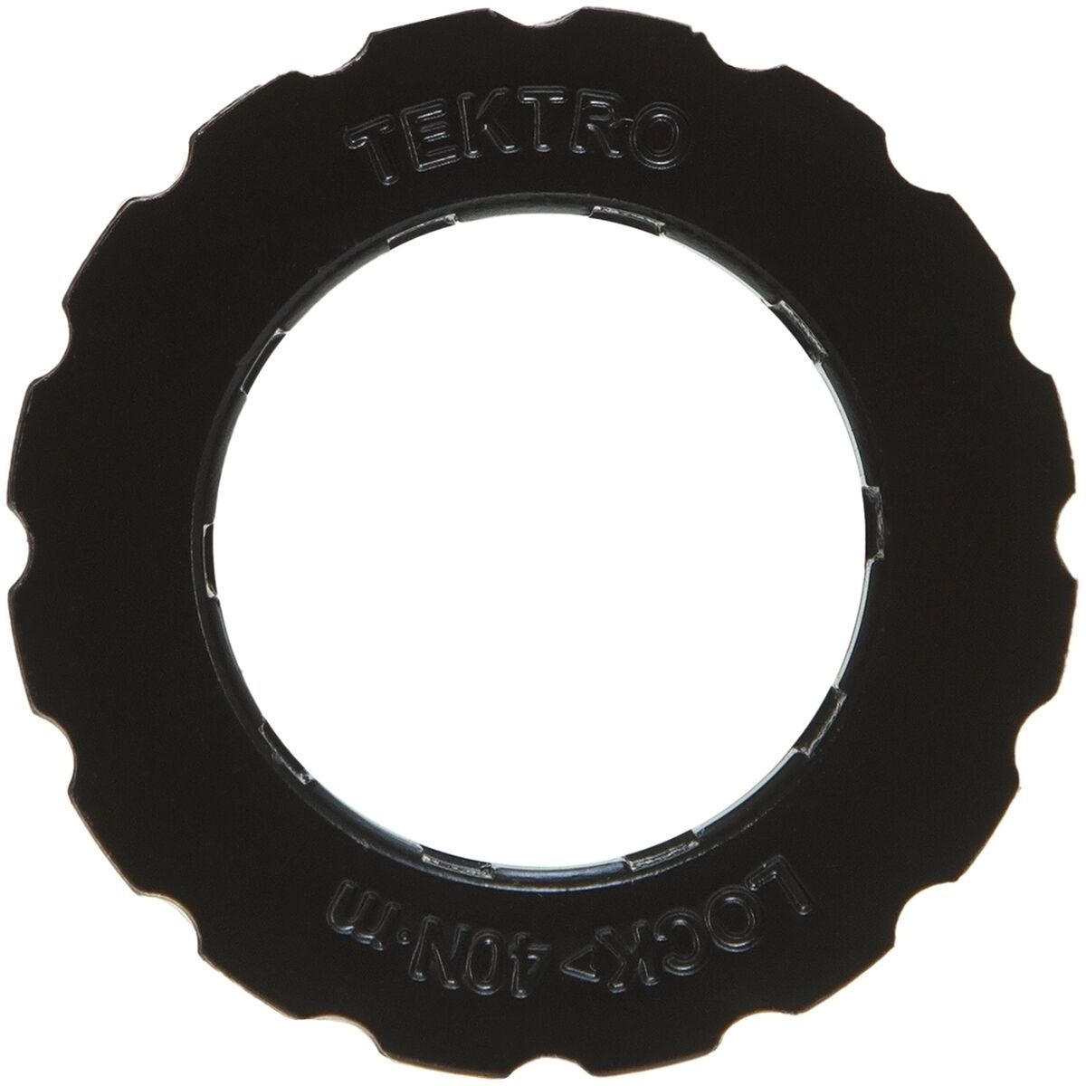 Image of Tektro Steel Centerlock Lock Ring Black, 15-20mm Axle