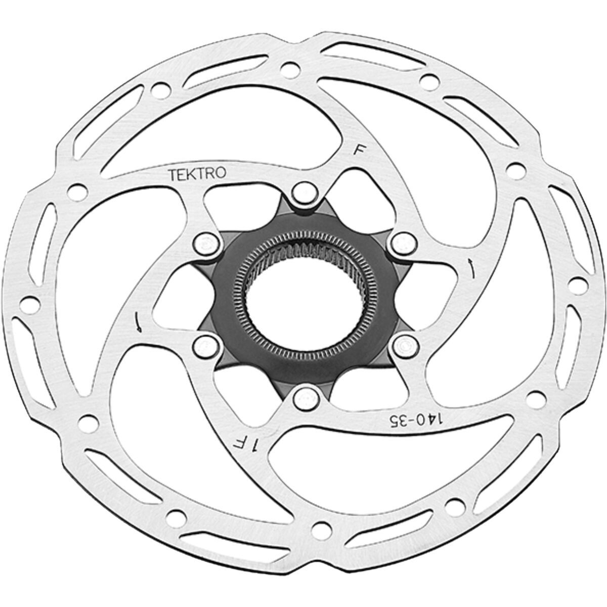 Image of Tektro Disc Brake Rotor - Centerlock Silver, 160mm