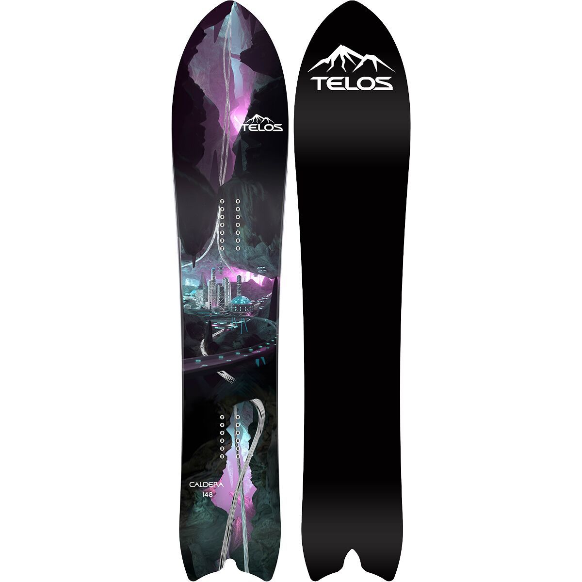 Image of Telos Snowboards Caldera Snowboard - 2025 Neon, 148cm